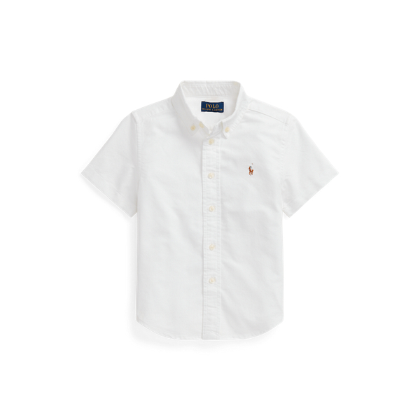 Cotton Oxford Short-Sleeve Shirt