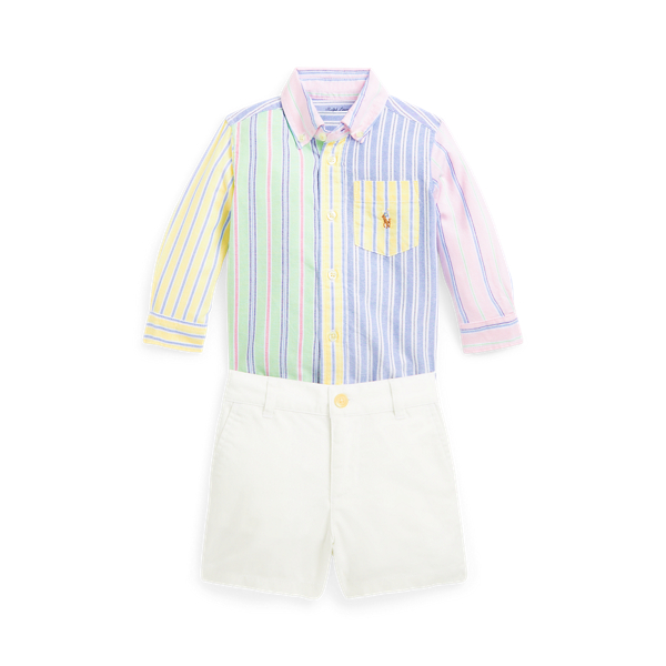 Oxford Fun Shirt and Chino Short Set