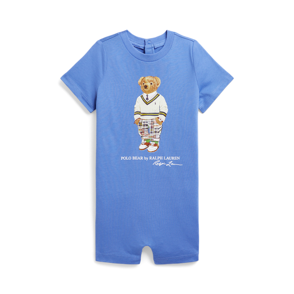 Polo Bear Cotton Jersey Shortall