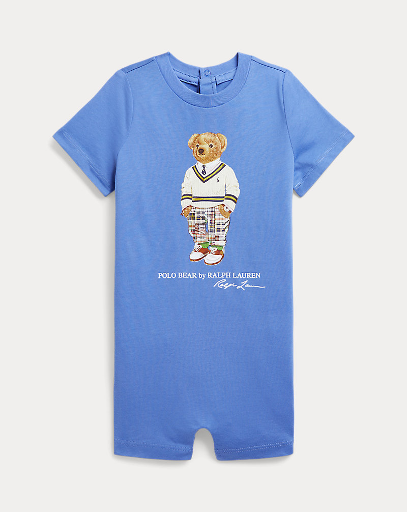Babygrow sem pernas de algodão Polo Bear Bebé (menino) 1