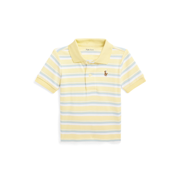 Striped Soft Cotton Polo Shirt