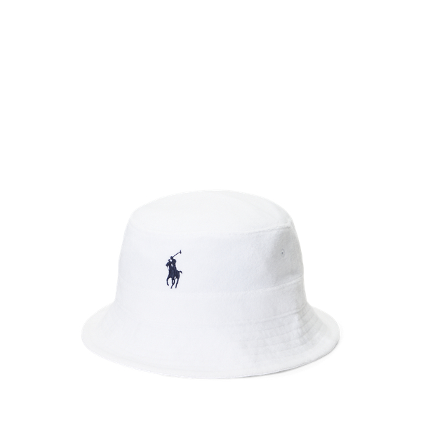 Cotton-Blend Terry Bucket Hat Polo Ralph Lauren 1