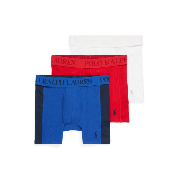 Cotton Wicking Boxer Brief 3-Pack | Ralph Lauren