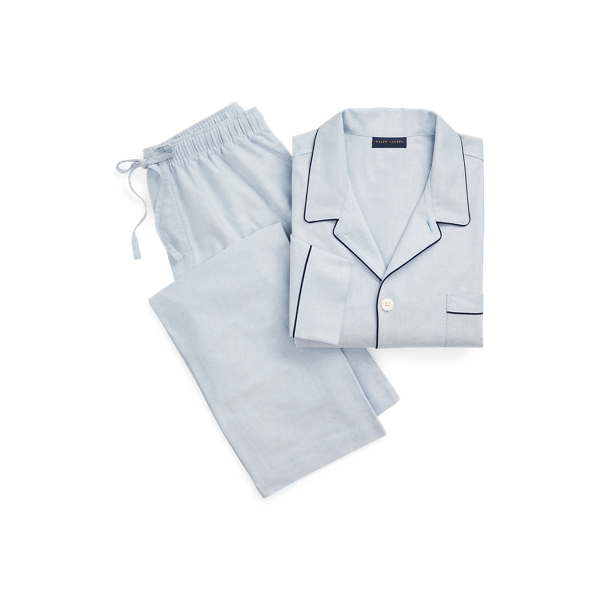 Organic Cotton Oxford Pajama Set