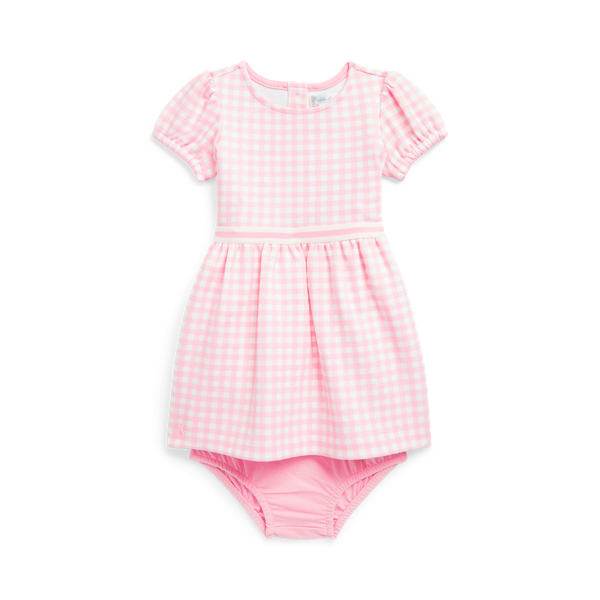 Gingham Ponte Dress