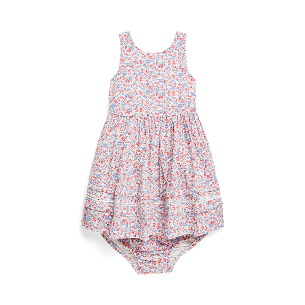 Floral Seersucker Dress and Bloomer