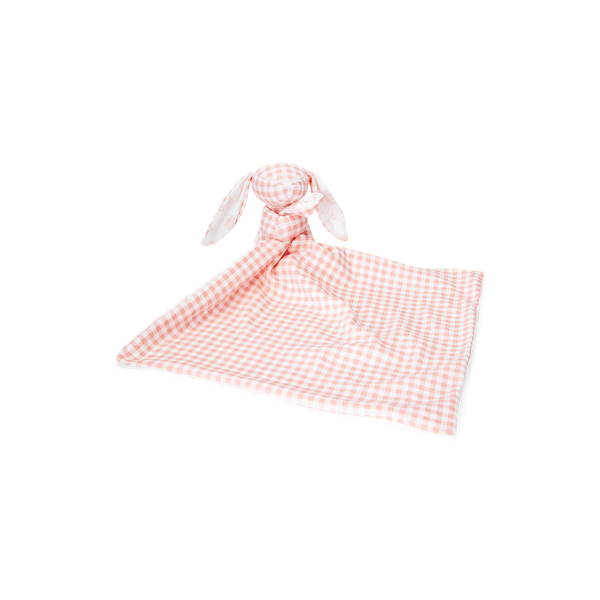 Reversible Cotton Bunny Lovey Blanket