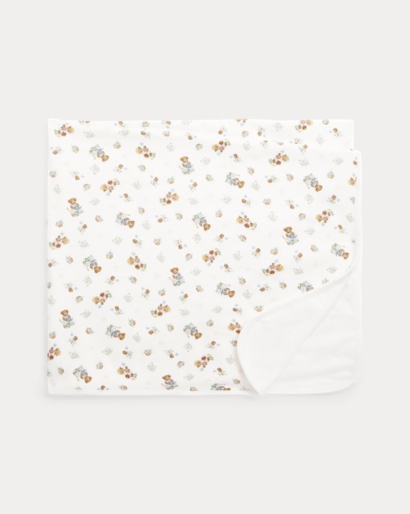 Polo Bear Cotton Interlock Blanket