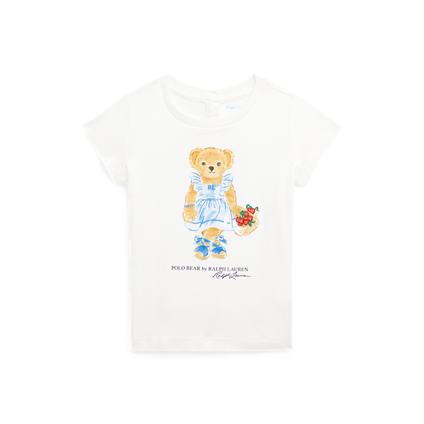 Polo Bear Cotton Jersey Tee Baby Girl 1
