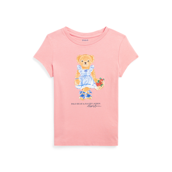 Polo Bear Cotton Jersey Tee Girls 2-6x 1