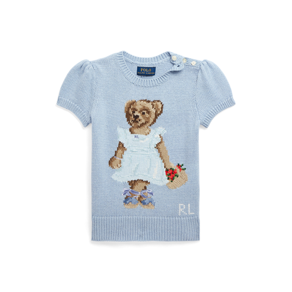 Polo Bear Cotton Short-Sleeve Jumper Girls 2-6x 1