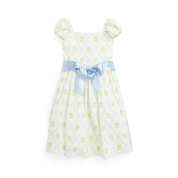 Floral Mulberry Silk-Blend Dress