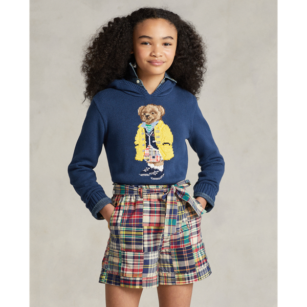 Polo Bear Hooded Cotton Jumper GIRLS 7–14 YEARS 1