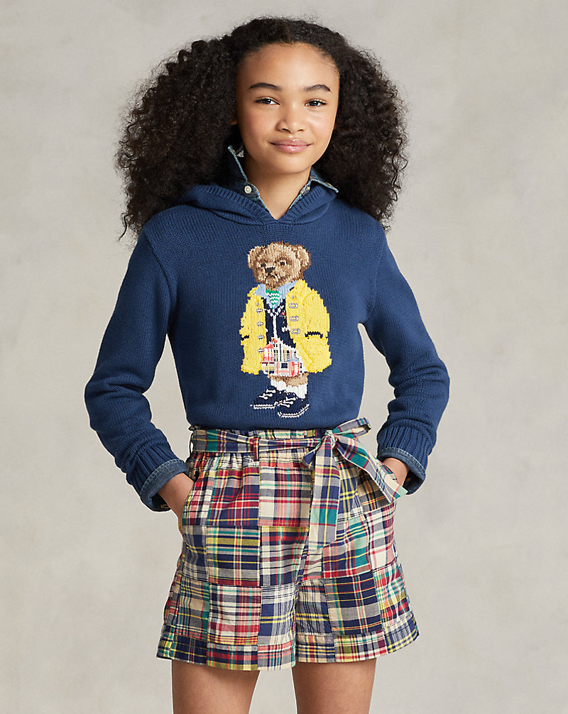 Polo Bear Hooded Cotton Jumper GIRLS 7–14 YEARS 1