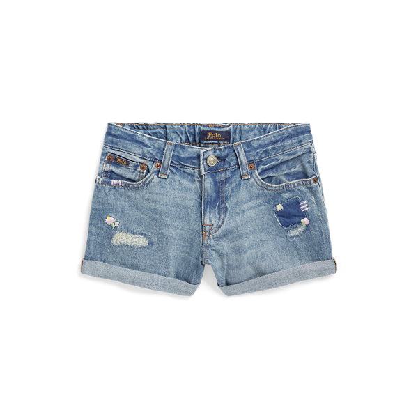 Distressed Denim Short