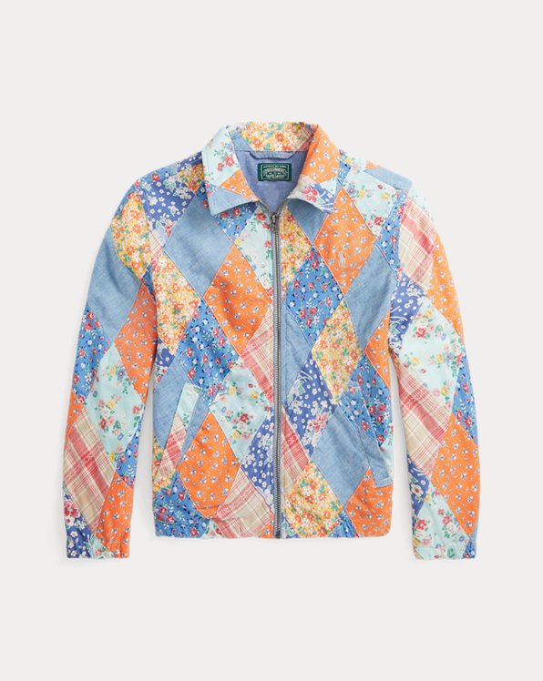 Patchwork Floral Cotton-Blend Jacket
