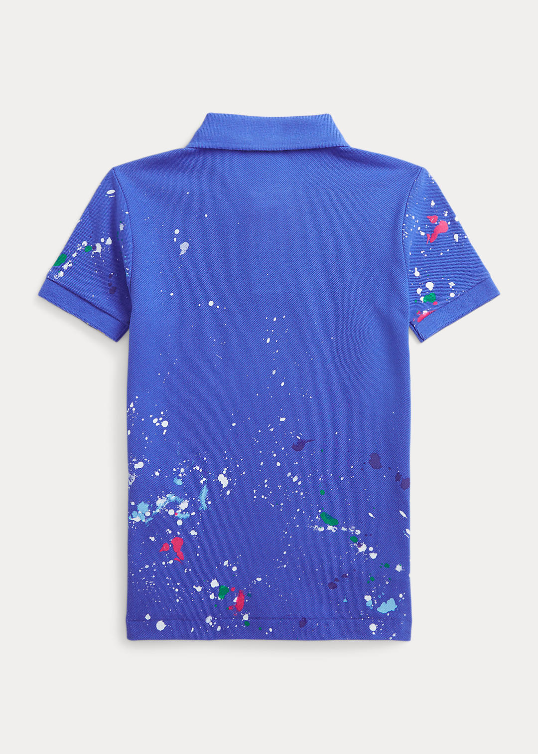 Boys 2-7 Paint-Splatter Cotton Mesh Polo Shirt 2
