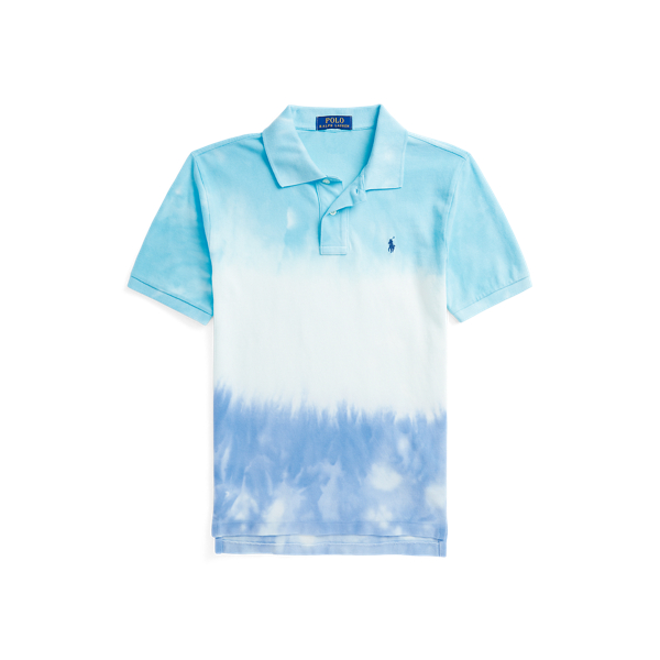 Tie-Dye Cotton Mesh Polo Shirt Boys 8-18 1