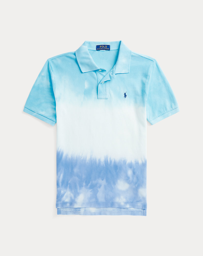 Tie-Dye Cotton Mesh Polo Shirt Boys 8-18 1