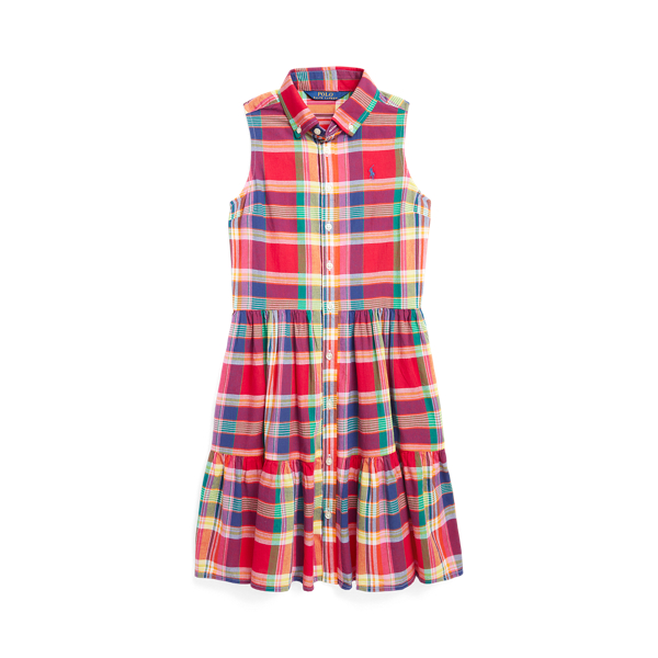 Cotton Madras Shirtdress