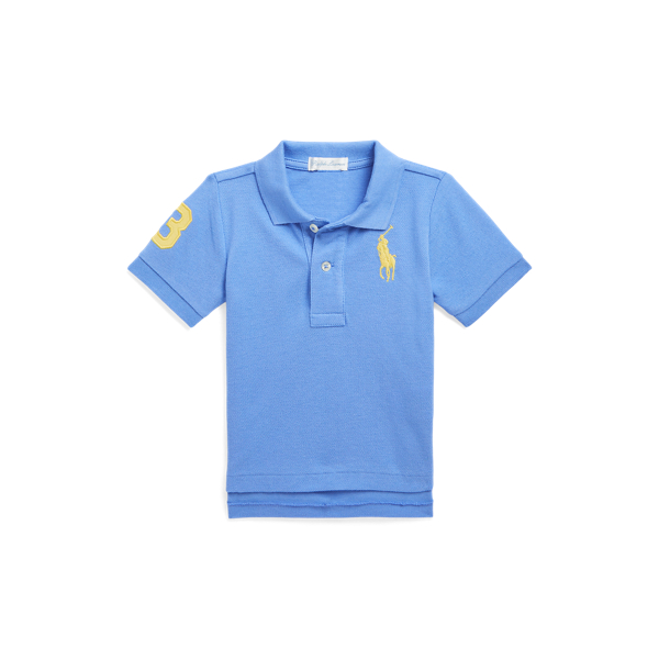 Big Pony Cotton Mesh Polo Shirt