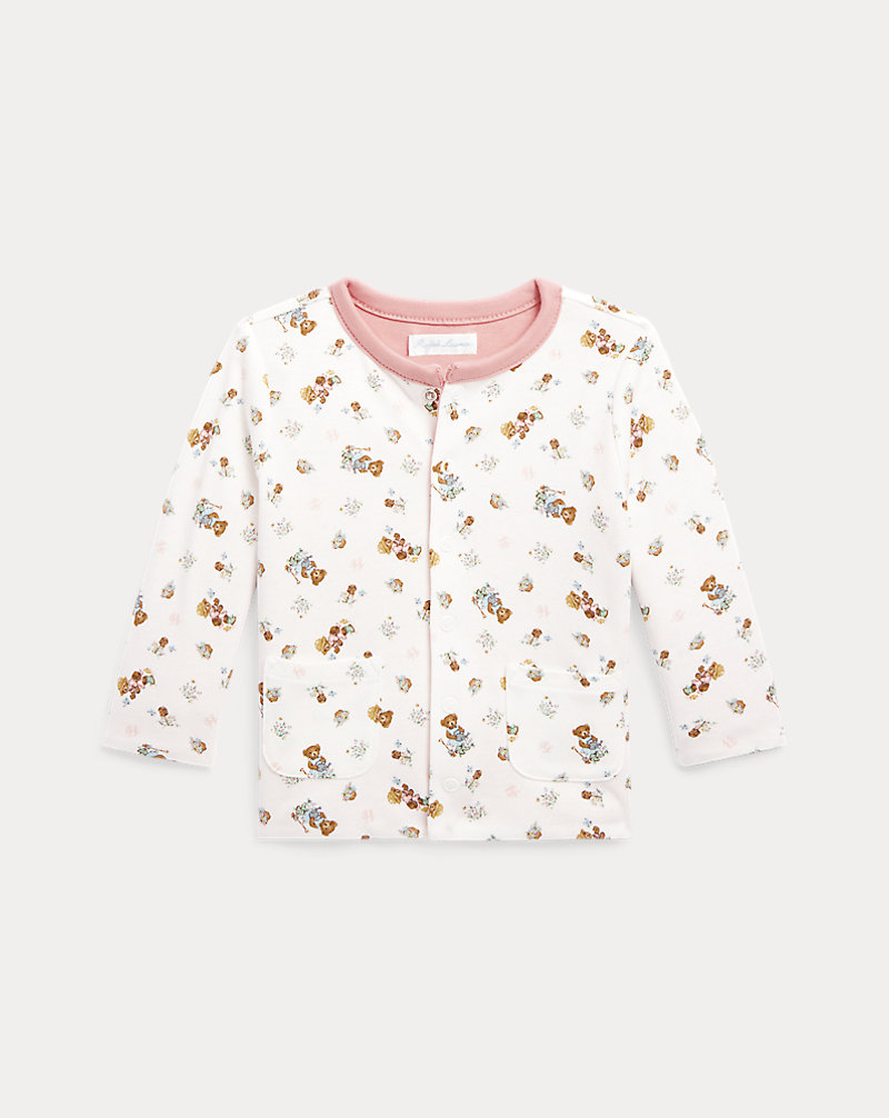Polo Bear Reversible Cotton Jacket Baby Girl 1