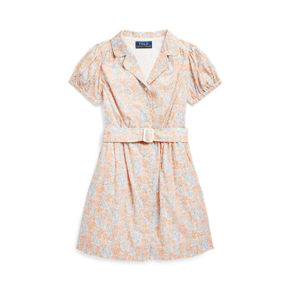 Floral Cotton Baptiste Shirtdress