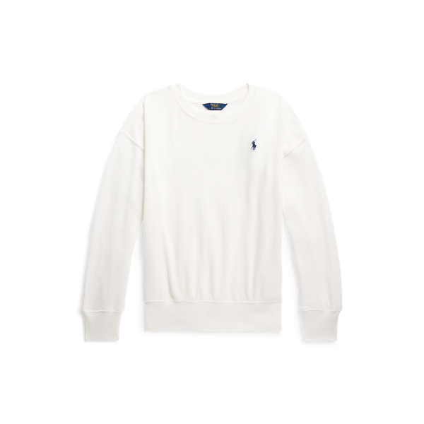 Paint Splatter-Print Spa Terry Pullover