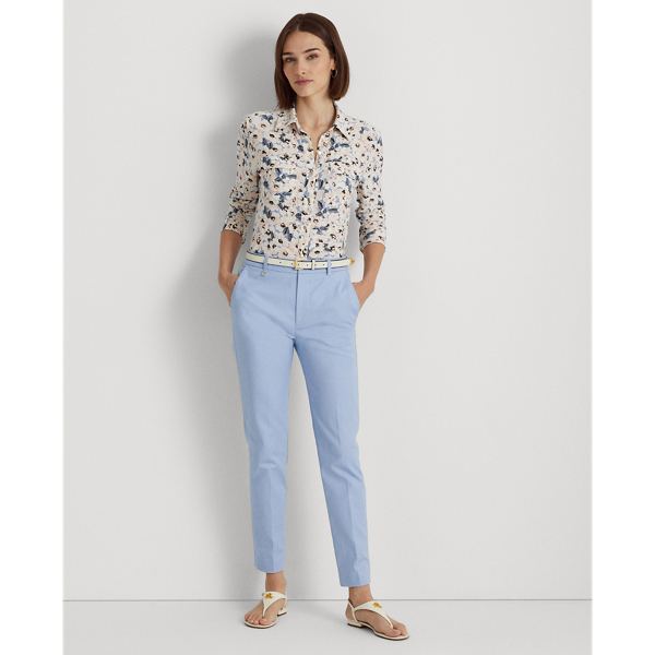 Lauren Double-Faced Stretch Cotton Trouser 1