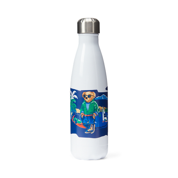 Kids Personalised Pink Teddy Bear Water Bottle Girls -  Finland