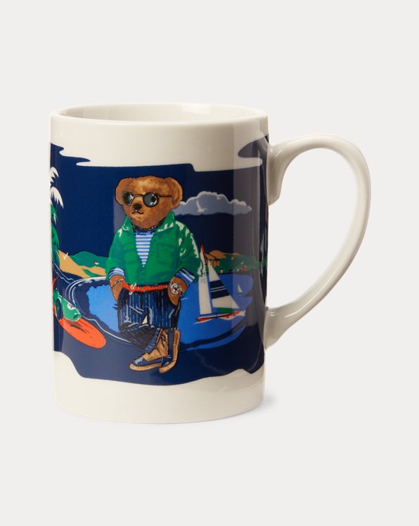 Beach Shop Polo Bear Mug