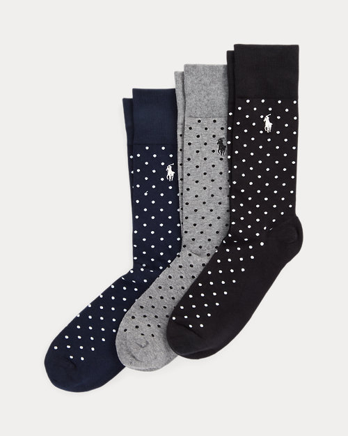Polka-Dot Trouser Sock 3-Pack