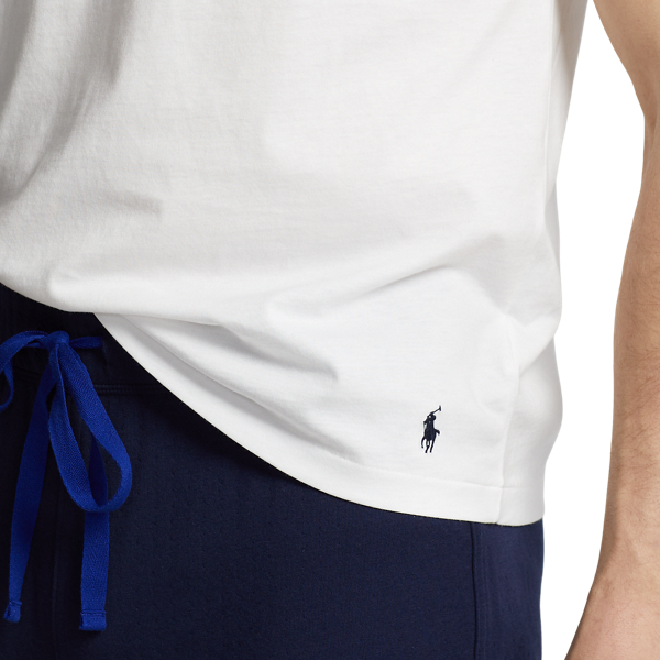 | Baumwolljersey für Ralph Lauren® Men Logo-Nachthemd CH aus