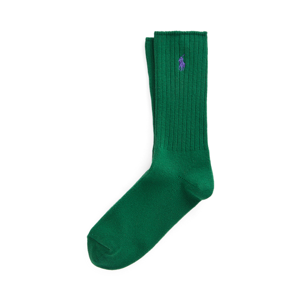 Cotton-Blend Crew Socks