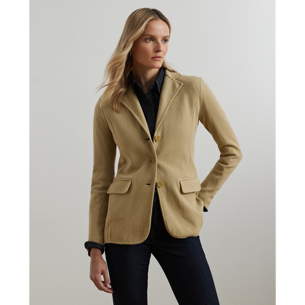 Cotton-Blend Blazer