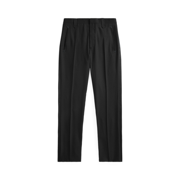 Slim Fit Wool Western Tuxedo Trouser