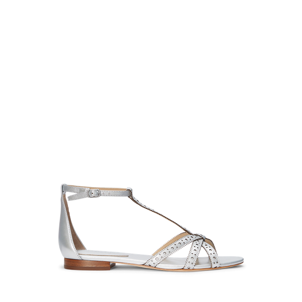 Sandales String Elie Tahari - Bronze/Pyrite Métallisé - Taille 7.5 US (37.5 EU) - Occasion