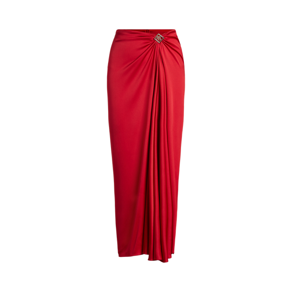 Margarethe Washed Charmeuse Skirt