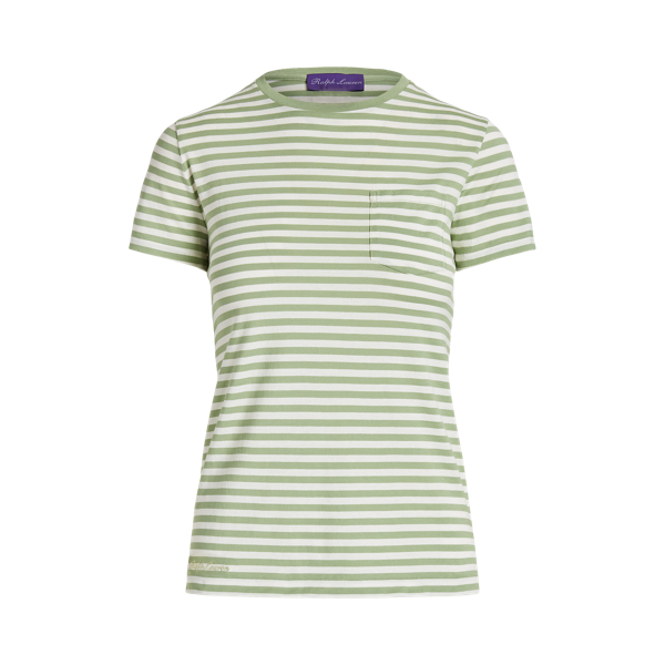 Striped Crewneck Pocket Tee