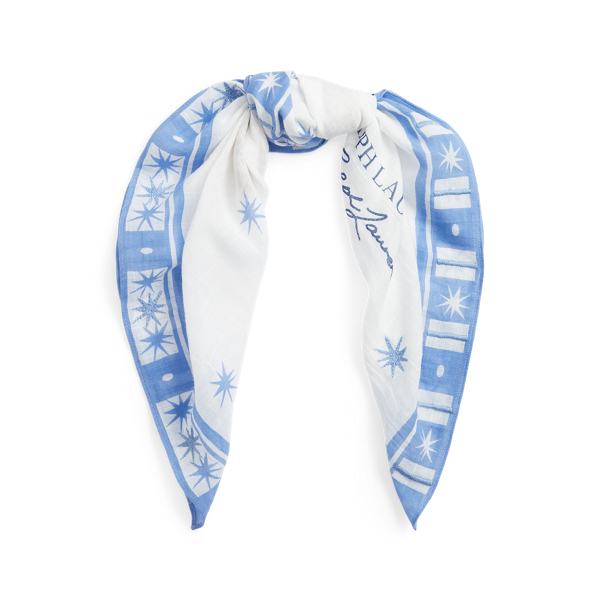 Polo Bear Cotton Scarf