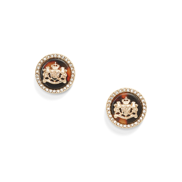Tortoiseshell Crest Earrings