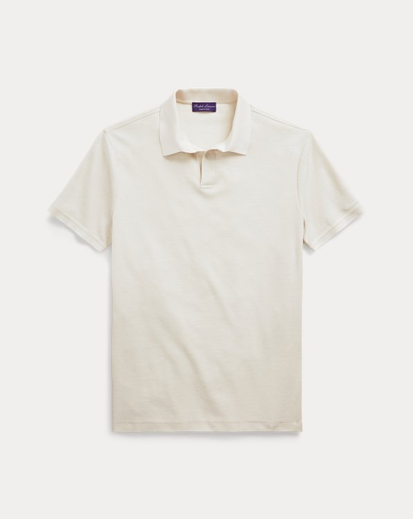 Custom Slim Fit Cotton-Silk Polo Shirt