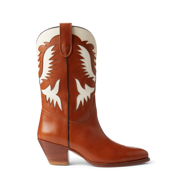 Westernstiefel aus Vachetteleder