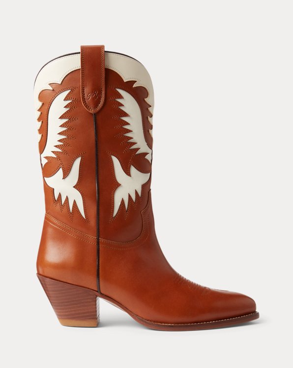 Vachetta Leather Western Boot