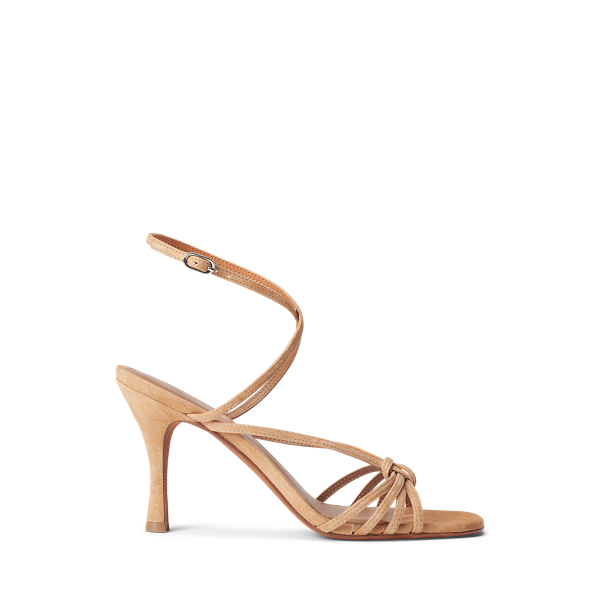 Suede Knotted Sandal