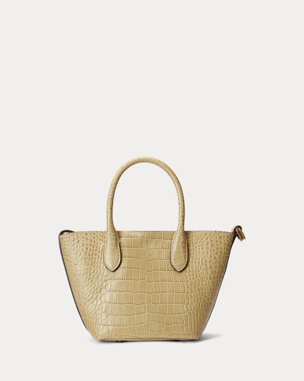 Embossed Leather Small Bellport Tote
