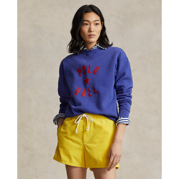 Polo Ball Fleece Crewneck Sweatshirt