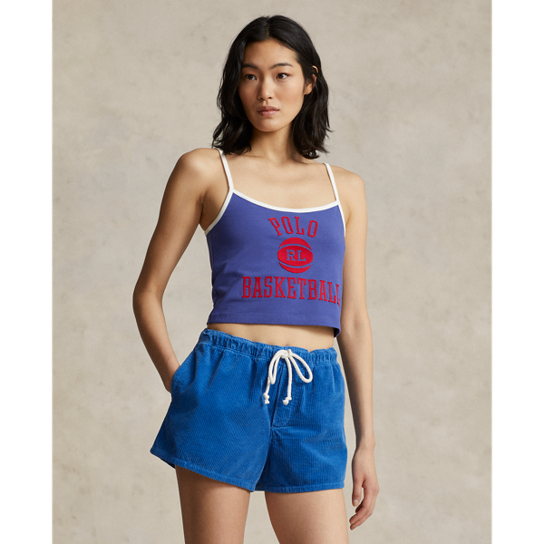 Polo Ball Cropped Jersey Tank