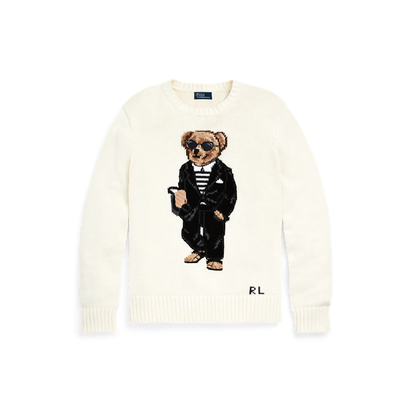 Polo Bear Cotton-Blend Jumper