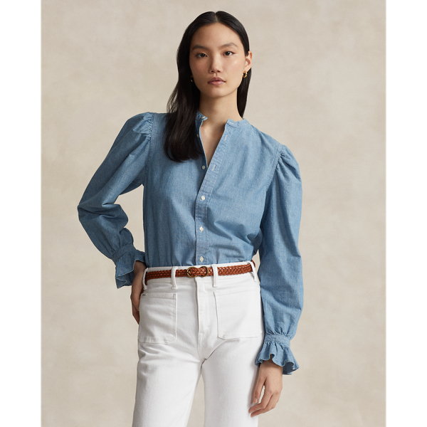 Womens ralph lauren shirt blouse sale